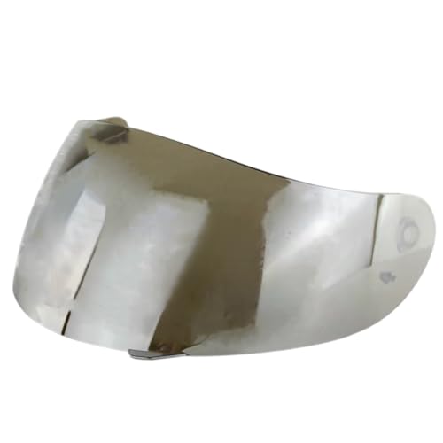 Guajiro - Visera Casco Compatible con AGV K3 / K4 - Pantalla Policarbonato Reforzado preparado para Pinlock (Plata)