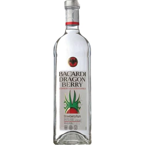 Rhum con Fresa y Dragonberry, BACARDI 35% Alcohol, 1 Litro