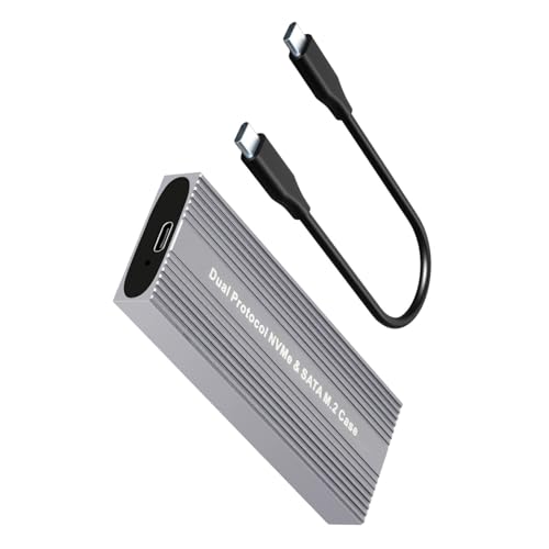 Boîtier NVMe USB C 3.2 sans outil en aluminium pour disque dur externe
