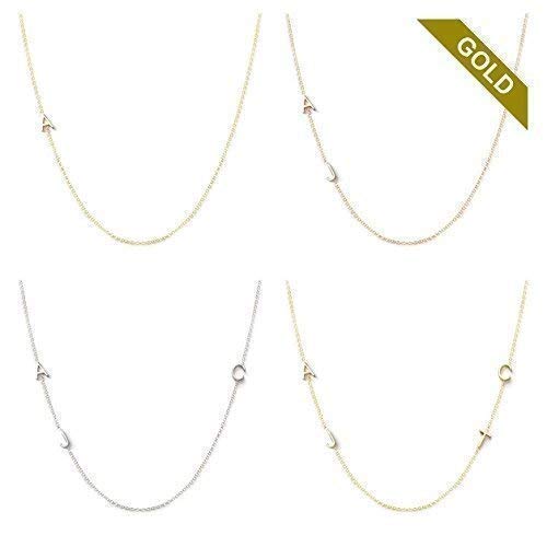 GULIAN14k Gold Asymmetrical Mini Letter 