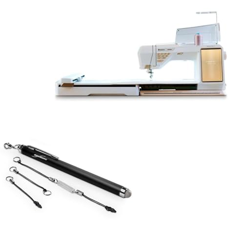 BoxWave Stylus Pen Compatible with Husqvarna Viking Designer Epic 3 Touchscreen - EverTouch Capacitive Stylus, Fiber Tip Capacitive Stylus Pen - Jet Black