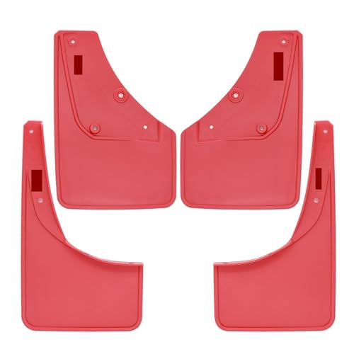 4X 車用マッドガード マッドフラップ スズキ ジムニー シエラ JB64 JB74 2019 2020 2021 スプラッシュガード フェンダー マッドフラップ フロント リア カースタイリング(Red)