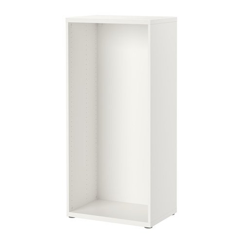Cadre blanc BESTA meuble TV pour un intérieur scandinave