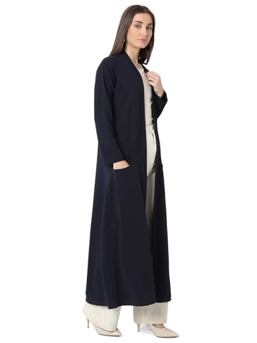 Image of Smarty Pants women's cotton open front trench jacket.