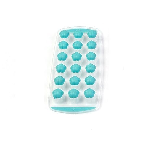 Molde de silicona para cubos de hielo diseño flores miniatura 1