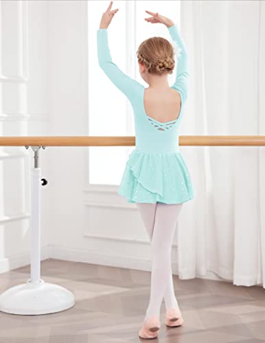 Image of Arshiner Kids Girls Classic Long Sleeve Leotard Dance Ballet Dress