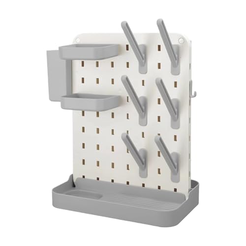 Gitekain - Soporte de secado para biberones - Ahorro de espacio y desmontable | Soporte vertical para biberones - para chupetes, piezas de sacaleche, tazas, cocina, comedor, sala de estar, dormitorio
