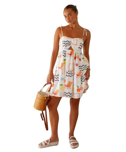 Leriya Fashion Women's Western Mini Dress | Floral Casual Outfit | Summer Short A-Line Fashion Wear