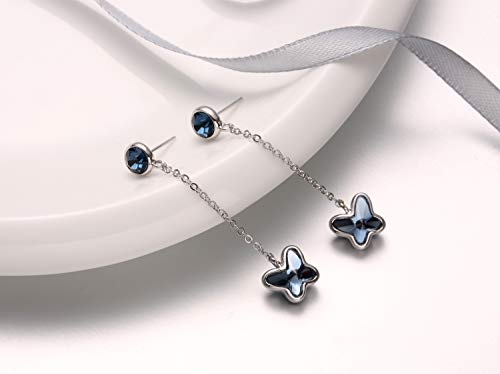 Orecchini a Mano con Cristallo Scintillante da