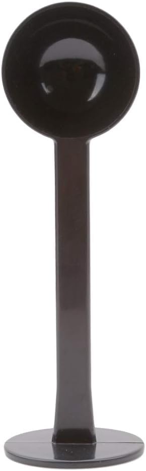 Cuchara de grano de café gris 2 en 1, cuchara de tamper, herramienta de té para café en granos, cucharas de café de medición de café