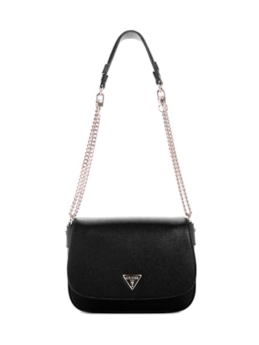 GUESS Sac à bandoulière Fedora pour femme, noir, taille unique, Noir, Taille unique