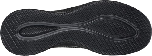 Skechers - Mens Ultra Flex 3.0 - Nezzo Slip On Shoes, Color Black/Charcoal, Size: 7.5 M US3