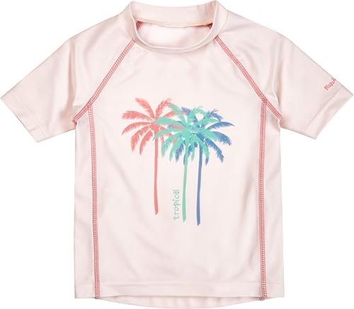 Playshoes Mädchen Zweiteiler Rash-Guard-Set, Palmen Creme, 74-80 – Ansicht 4