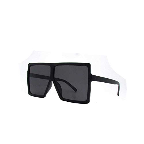 Aviator Oversized Square Flat Top Fashion Unisex Sunglasses