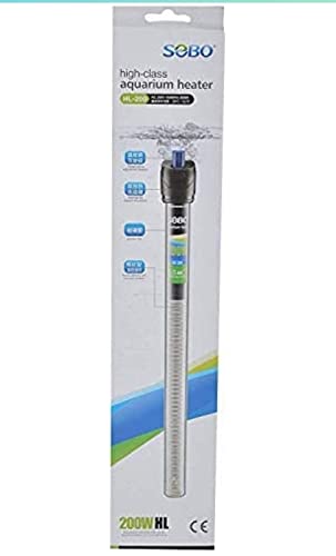 Acro Sobo Glass Aquarium Heater (200 W) for Fresh Water & Saltwater All Types of Aquariums