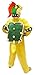 WYUEGG Halloween Turtle Monster Villain Costume Cartoon Game Character Cosplay Yellow Suit Jumpsuit Onesie Outfit with Headpiece