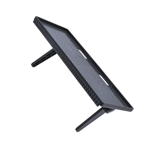 Outanaya テレビ上収納ラック 壁傷けないパンチ設置 強耐荷重モニターシェルフ デスク周り整理用ブラック壁掛け棚 家用ルーター収納スタン