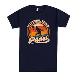 Pampling Camiseta de Manga Corta para Jugadores de Pádel, 100% Algodón, Ropa Unisex para Hombres y Mujeres en 5 Tallas