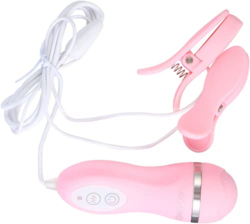 RILOOP Ďiḷdø Cọnşólådõręș Pḕñę Pinzas para Pezones Vibrante Estimulador Masajeador para Mujeress de Escudo de Mama Piercing Corporal Clip de Joyería sin Batería