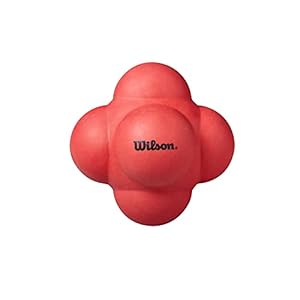 Wilson Reaction Ball (L) accessoires, volwassenen, uniseks, rood, eenheidsmaat