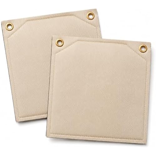 FLASLD 2-Pack Soldering Heat Shield, 12 x 12 Inch Heavy-Duty 3-Layer Flame Protector Pads, 7 mm Heat Insulation Blankets for Copper Pipe Soldering, Brazing and Plumbing