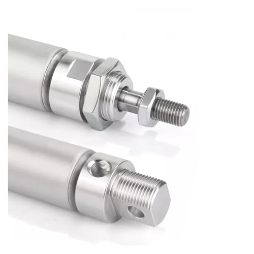Mini cylindre MBL 32mm vérin pneumatique aluminium course 350mm pour outillage - 3