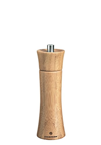 Zassenhaus - M023237 Zassenhaus Frankfurt Pepper Grinder Mill, 7-Inch, Bamboo