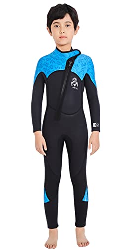 Front Zipper Neopren Wetsuit für Kinder, Thermal 2.5mm Taucheranzug für Jungen, Mädchen Fullbody Einteiliger Badeanzug Größe 4-14 Cover