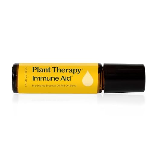 Plant Therapy Immune Aid Essential Oil Blend 10 mL (1/3 oz) 100% Pure, Pre-Diluted Roll On, Therapeutic Grade
