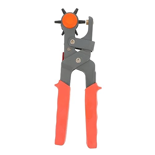 HAWILLOSCH Leather Hole Punch Tool Ergonomic Puncher for Projects Crafts and Non Slip Handle Multiple for Belts Shoes and More Versatile