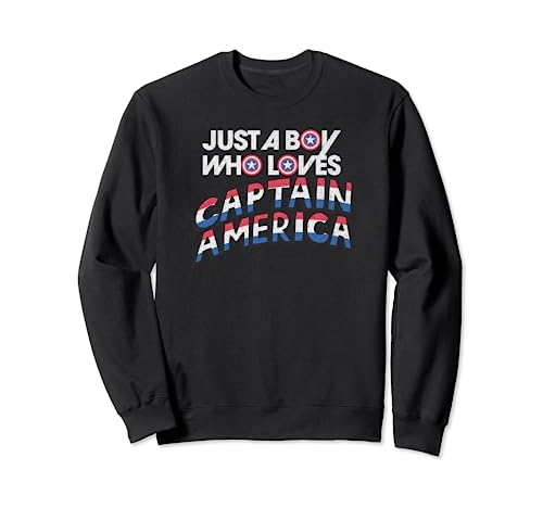 Sweat Captain America Avengers vintage pour garçon passionné de Marvel