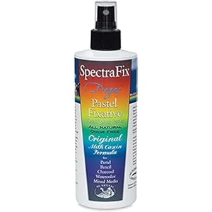 SpectraFix : Degas Pastel Fixative 360ml : All Natural Odor Free : Casein Formula by Spectrafix