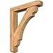 Ekena Millwork BKT0604X30X36OLY04SWR Olympic Craftsman Smooth Bracket w/Offset Brace, Western Red Cedar