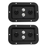 Contenu : ce produit comprend un total de deux plaques de prise de haut-parleur, qui peuvent complètement répondre à vos besoins d'utilisation quotidienne et de remplacement.