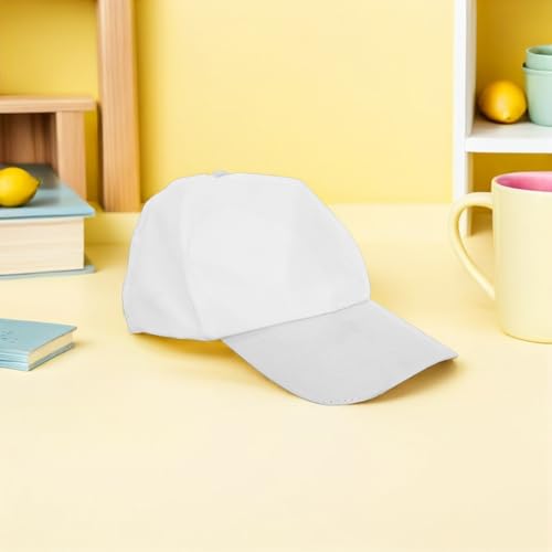 Casquettes de baseball blanches à peindre lot de 12 loisirs créatifs - 8