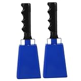 TEMPNAP 2 Pièces Cloche de Vache à Main Grelots à Secouer pour Événements Sportifs et...