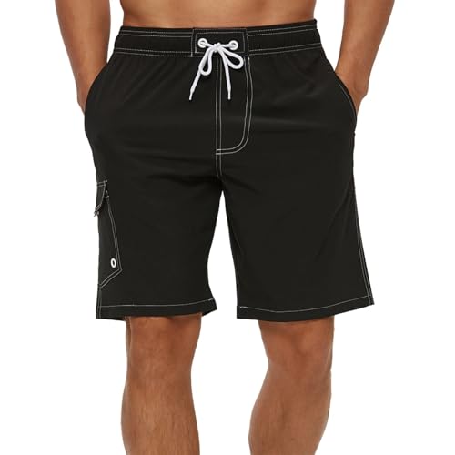 Shorts de bain homme avec doublure confort pour la plage et le sport