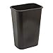 10.3 gal. Rectangular Black Trash Can