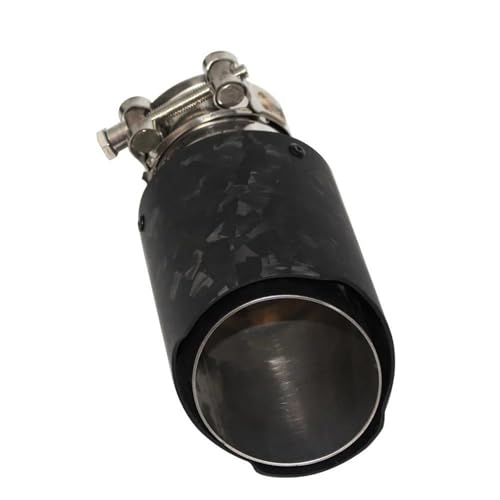 Tuyau queue de voiture embout silencieux universel en carbone pour échappement droit 54-89mm