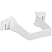 Amerimax 3.3 in. H x 1 in. W x 4.3 in. L White Vinyl Downspout Bracket - Case of: 30;30