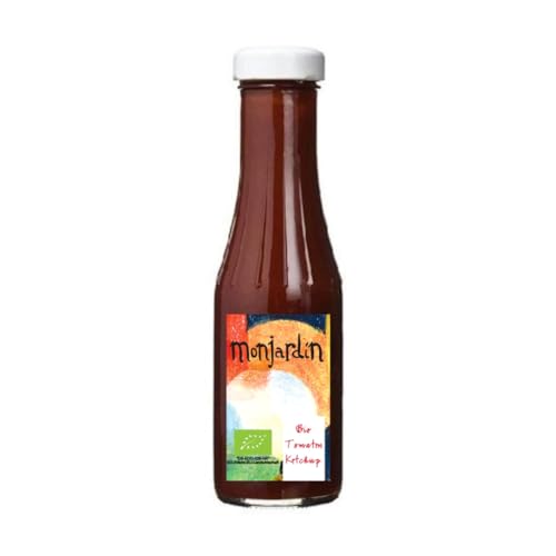 Monjardín Organic - Ökologischer Ketchup | Bio tomaten | Ökologischer Anbau | 300g-Glas