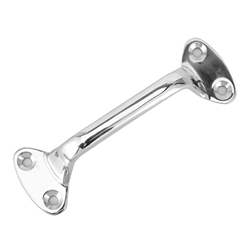 Image of KIMISS Door Grab Handle, 6in Grab Bars Shower Handle Handrail Pull Replacement 316 Stainless Steel Marine Hardware for Boat, Yacht, Bedrooms, Bathrooms, RVs
