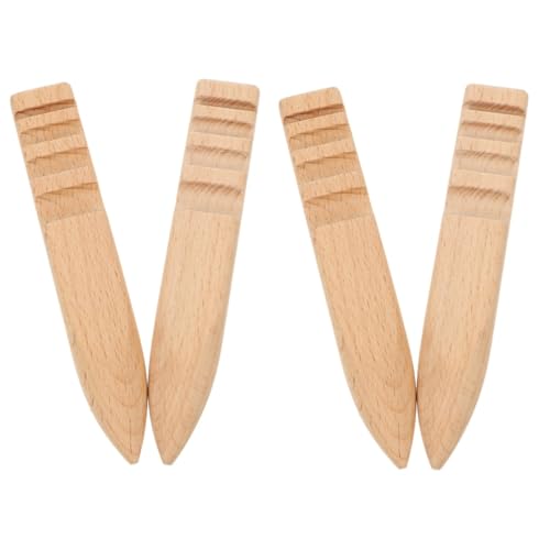 Cabilock 2sets Leather Burnisher Wood Edge Burnisher for Crafts Perfect for Polishing Cleaning 2pcs*2