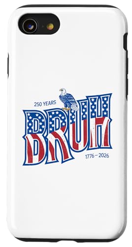 Classic Cool USA 1776-2026 �����I 250�N ���B���e�[�W BRUH �X�}�z�P�[�X iPhone SE (2020) / 7 / 8 �p
