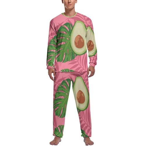 Pyjama homme original avocat vert rose une idée cadeau douce