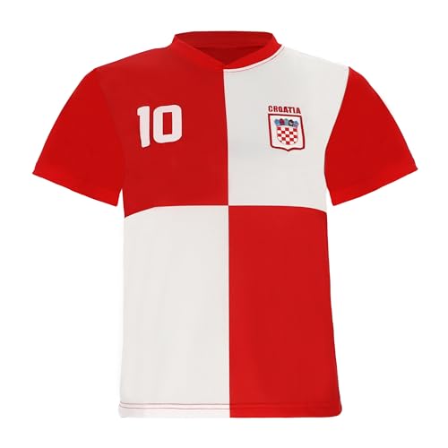 Blackshirt Company Kroatien Trikot Fußball WM EM Fan Trikot Rot