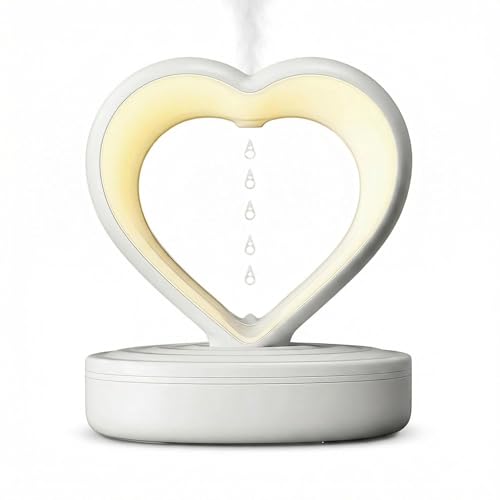 JIEHET Heart-Shaped Anti-Gravity Humidifier