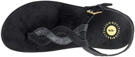 REVITALIGN Women's Adjustable Sandal, Jet Black, 7 Review | Image 5