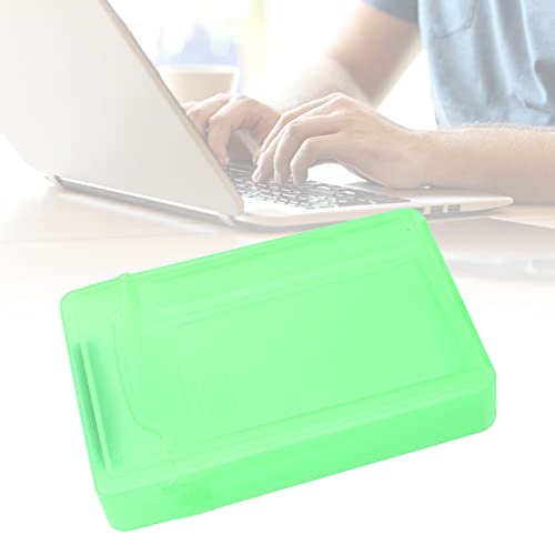 Caja protectora para disco duro 3.5in ABS transparente verde miniatura 3