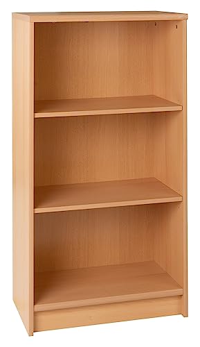 Nicht Zutreffend Wohnzimmerregal Standregal Bücherregal | 3 Fächer | Dekor | Buche | BxHxT: 54x111x34 cm